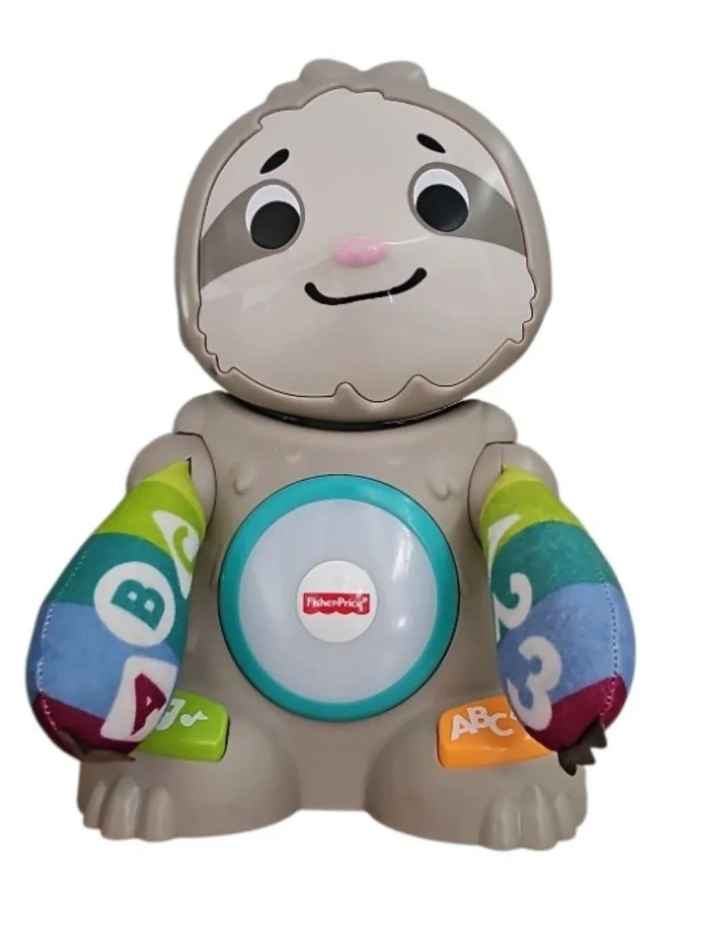 Fisher Price Linkimals 5 Piece Learning Toy Lot Penguin Chipmunk Sloth Hedgehog